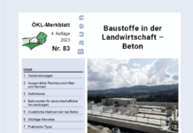 Baustoff Beton in der Landwirtschaft