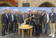 Programmvorstellung „16. Käsiade“ und Anschnitt des „Tiroler Almkäse g.U.“