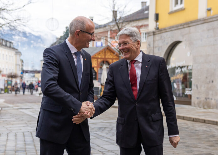 AUT, Lienz, Gemeinsames Treffen Der Regierungen Von Tirol Und Kärnten