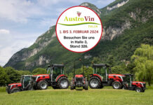 MF 3 Special für Wein- und Obstbau auf der Austro Vin