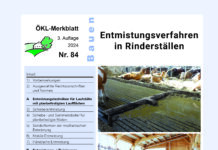 „Entmistungsverfahren in Rinderställen“ in 3. Auflage neu erschienen