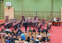 Catch-Basin-Brass-Band spielte an der HBLFA Tirol