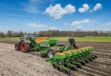 Anhänge-Einzelkorn-Sämaschine mit sechs Metern Arbeitsbreite