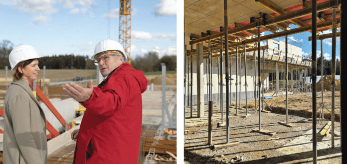 Baustelle in Waizenkirchen