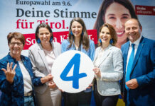 Tiroler Wahlkampfauftakt zur Europawahl in Mils