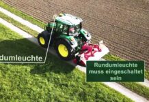 Straßenfahrten mit Anbaugeräten erleichtert