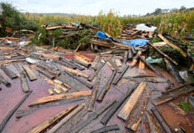 Land(-wirtschaft) unter