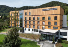 Hotel mit ganz viel Holz