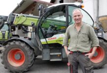 Preisgekrönter Schinken mit Claas Arion und Scorpion