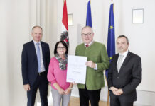 Ehrung für langjährige Betreuung von Messstellen