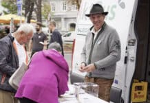 Der Marktschreier für viele bäuerliche Produkte