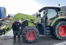 Bergbahnen Wildkogel: Mit dem Claas Arion 630 auf der Piste