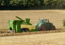 Pellets gepresst, direkt vom Feld