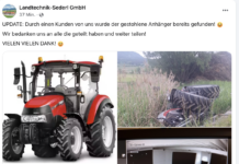 Wieder teure Landtechnik gestohlen