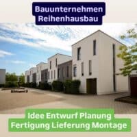 Bauunternehmen -Reihenhausbau