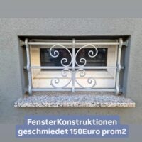 Fenstergitter geschmiedet