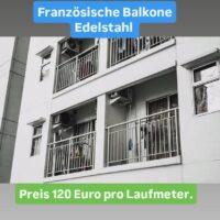 Französische Balkone Edelstahl